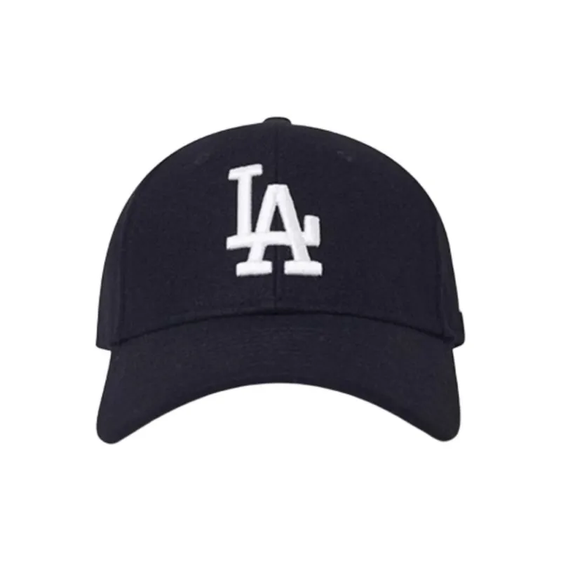 New Era Sheep Wool Polyester Acrylic Polyamide Fibers Cotton Baseball Caps Unisex Navy Blue-1