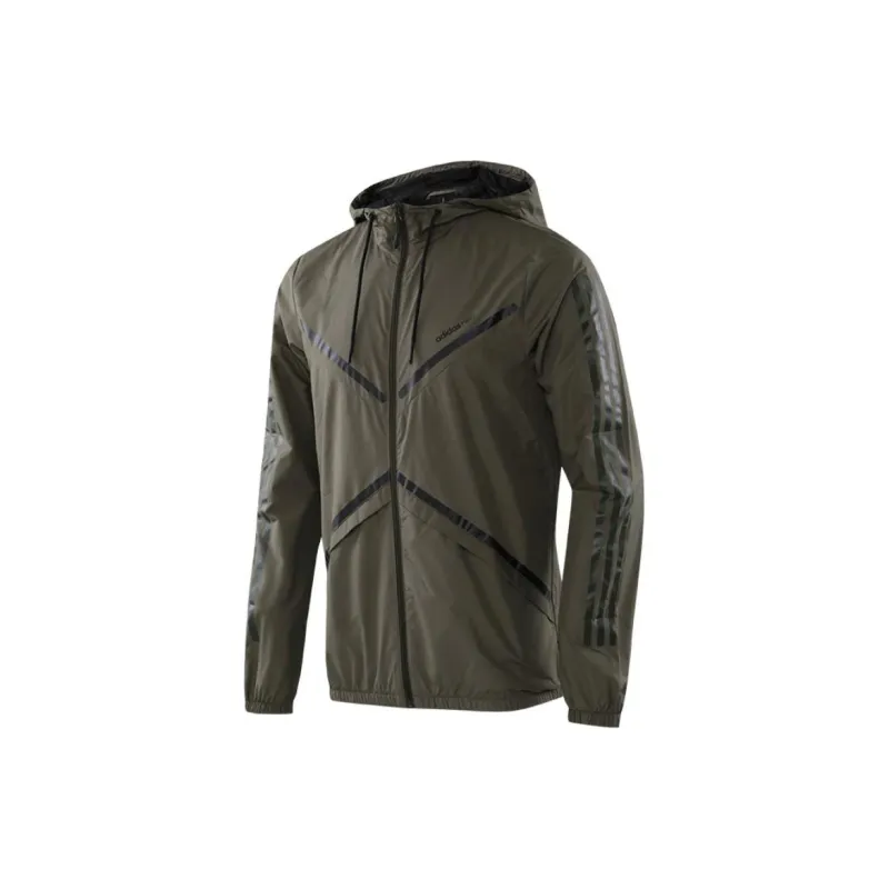 Adidas Neo Athleisure Series Jackets Coats Men's Army Green-2
