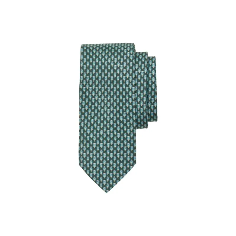 Ferragamo Scooter Print Tie-1