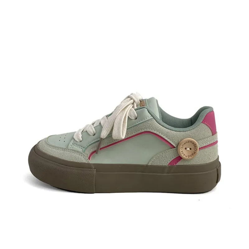 Than Than Me Anti Slip And Wear Resistant Breathable Low Top Skateboard Shoes Women's-4