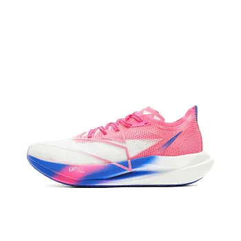 PEAK UP30 3.0 Elite Running Shoes Men Low Top Glossy Finish Blue Rose Red