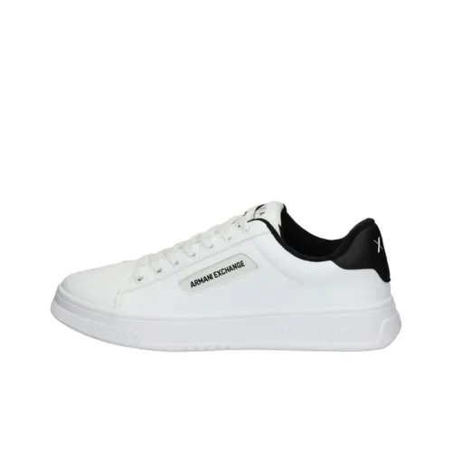 ARMANI EXCHANGEAE Low Top Skateboard Shoes Men's White
