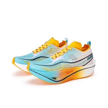 BYLEN Running Shoes Unisex Low Top Orange With Fruit Pieces