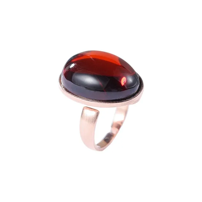 S&A Amber/Beeswax Rings Women's-5