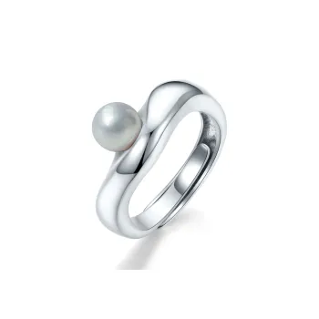 PEARL QUEEN Freshwater Pearl Rings Unisex
