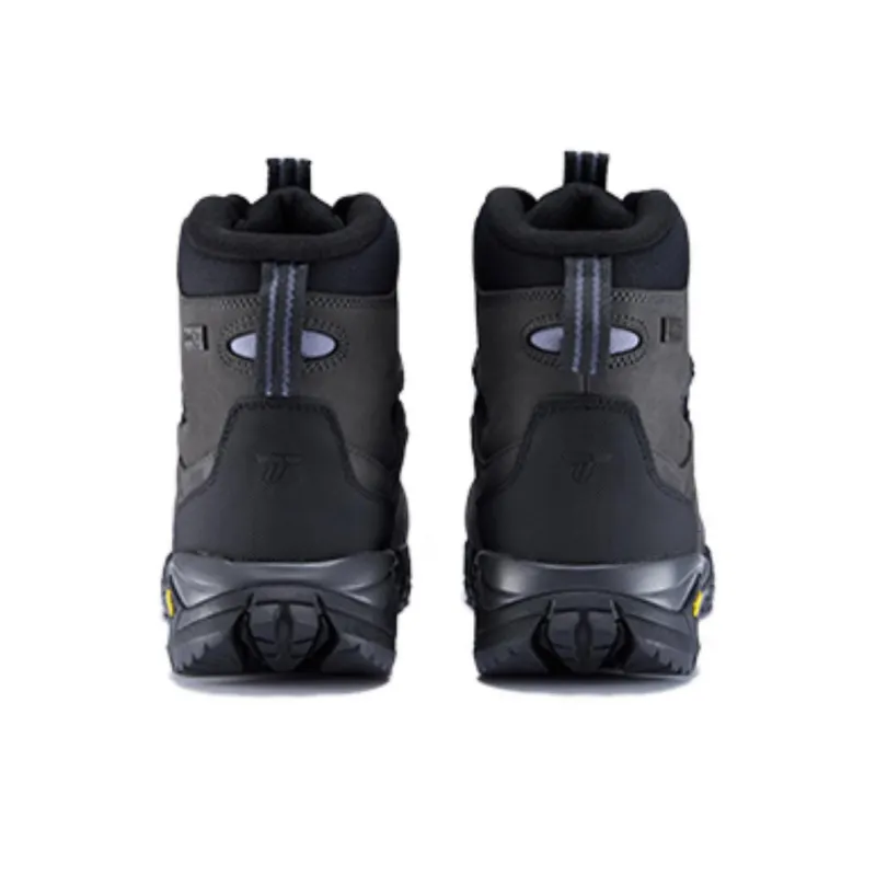 Columbia Cushioning, Abrasion Resistant, And Waterproof High Top Hiking Shoes Women's Black-4