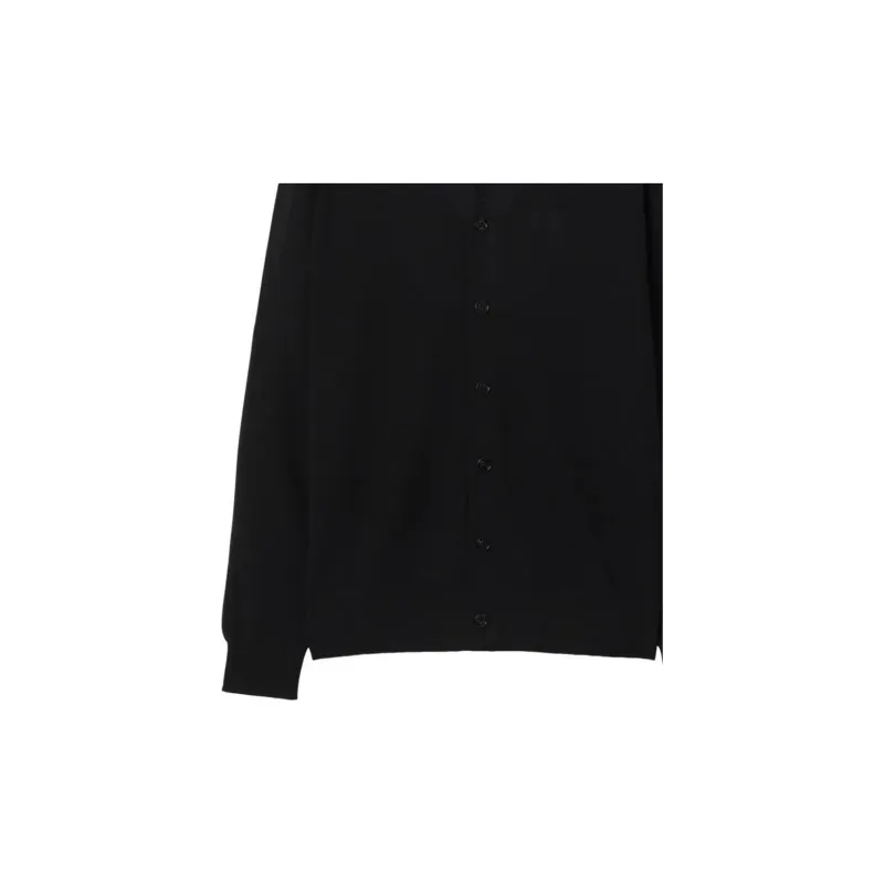 Burberry Seam detail Wool Cardigan-6