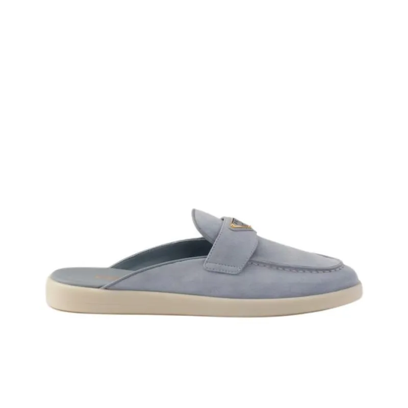 PRADA Wrap-toe Slippers Women's Blue-1