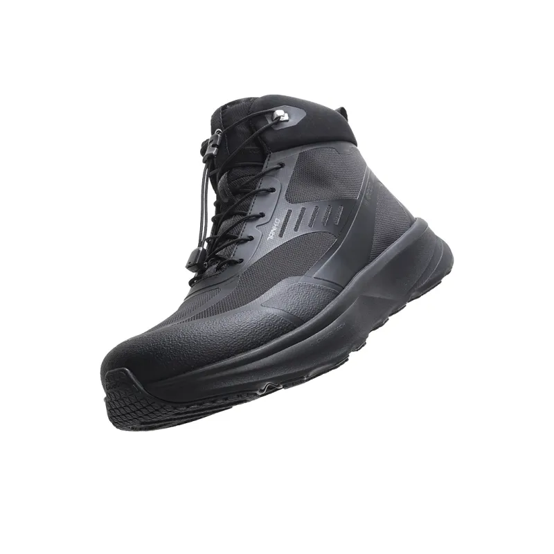 AVOCCO Life Cushioned Waterproof And Breathable Mid Top Outdoor Shoes Men's Black-3