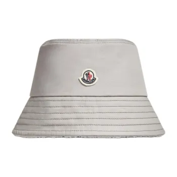 Moncler Cotton Bucket Hats Women's Gray