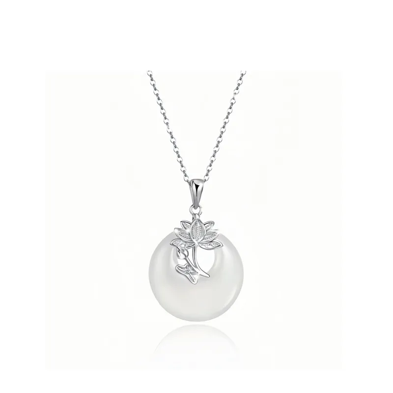 Gold Of China Chalcedony Necklaces Unisex-0