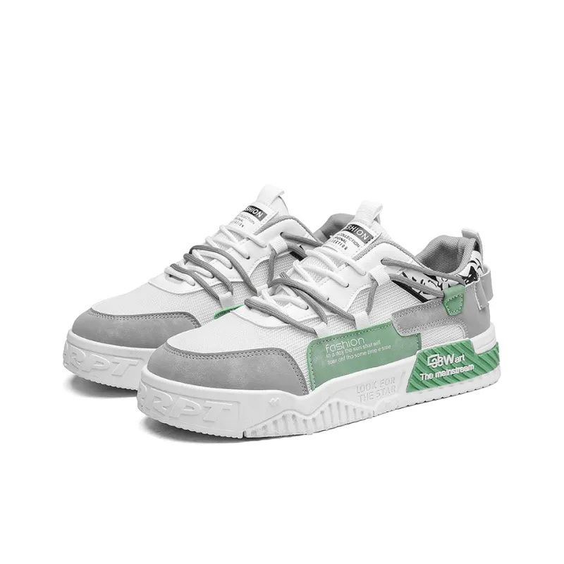 AD Cushioned Wear-Resistant Height Increasing Low-Top Skateboard Shoes Men's-5