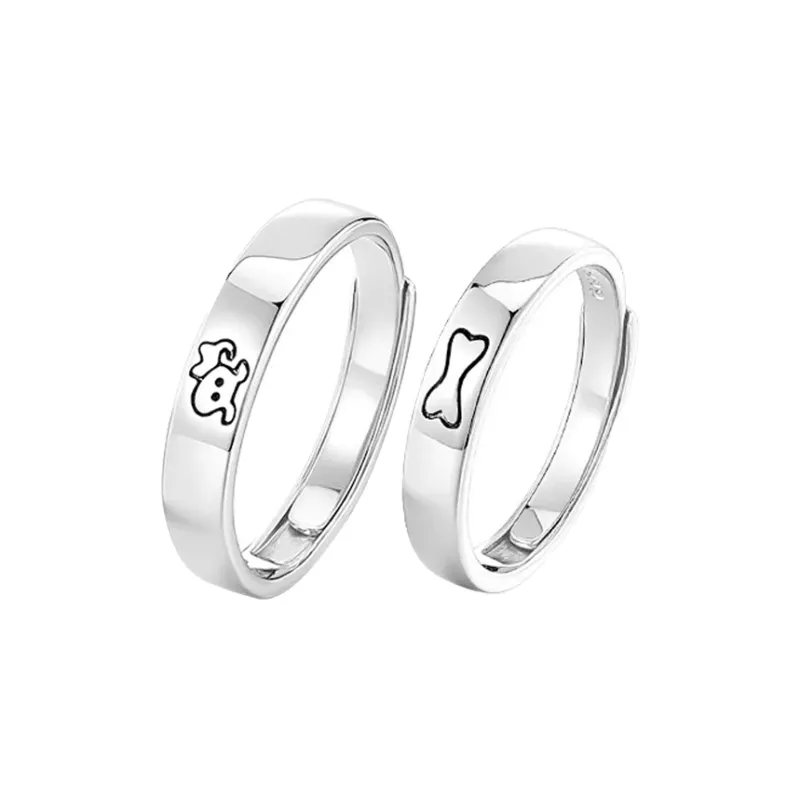 SINO GEM 999 Fine Silver Rings Unisex-0
