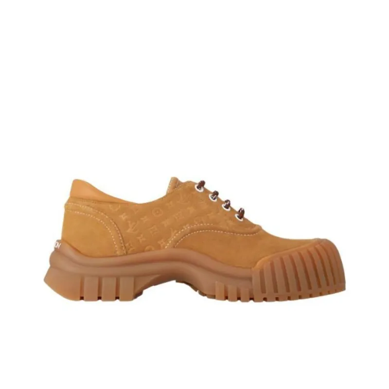 LOUIS VUITTON Ruby Casual Single Shoes Women's Brown-1