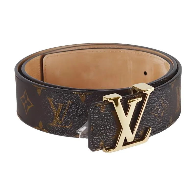LOUIS VUITTON Belt Initiales Monogram 1.5W-1