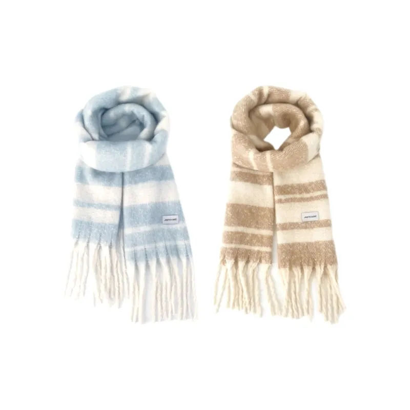JEANSWEST Polyester Knit Scarves Unisex-11