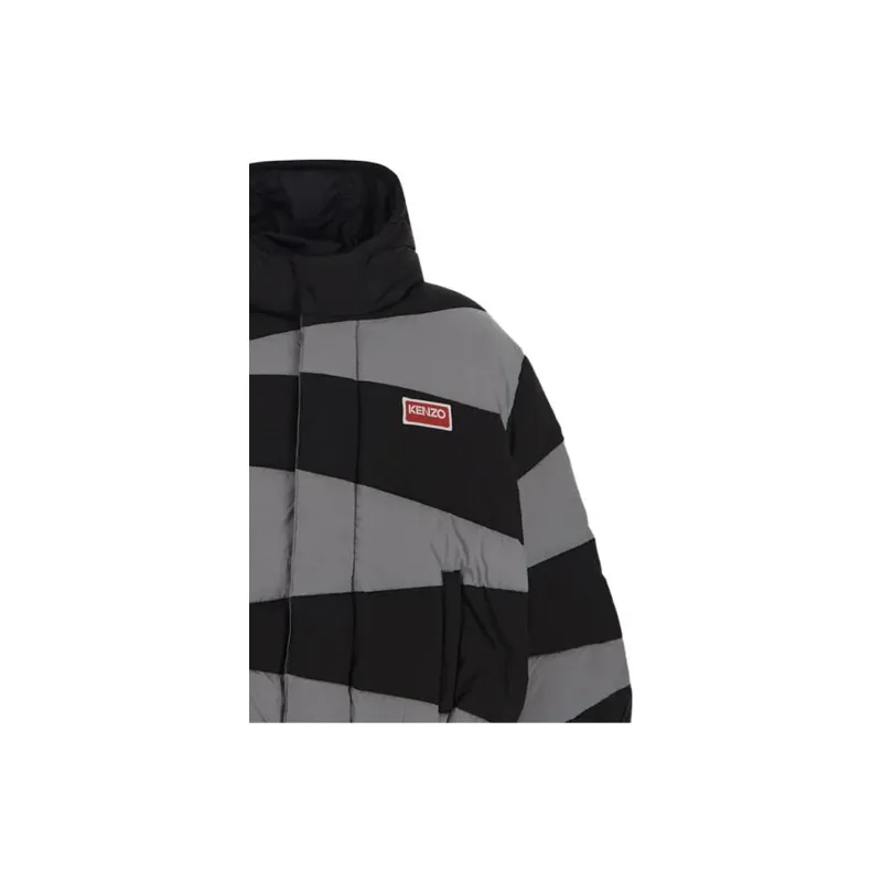 KENZO Dazzle Striped Down Jacket-6