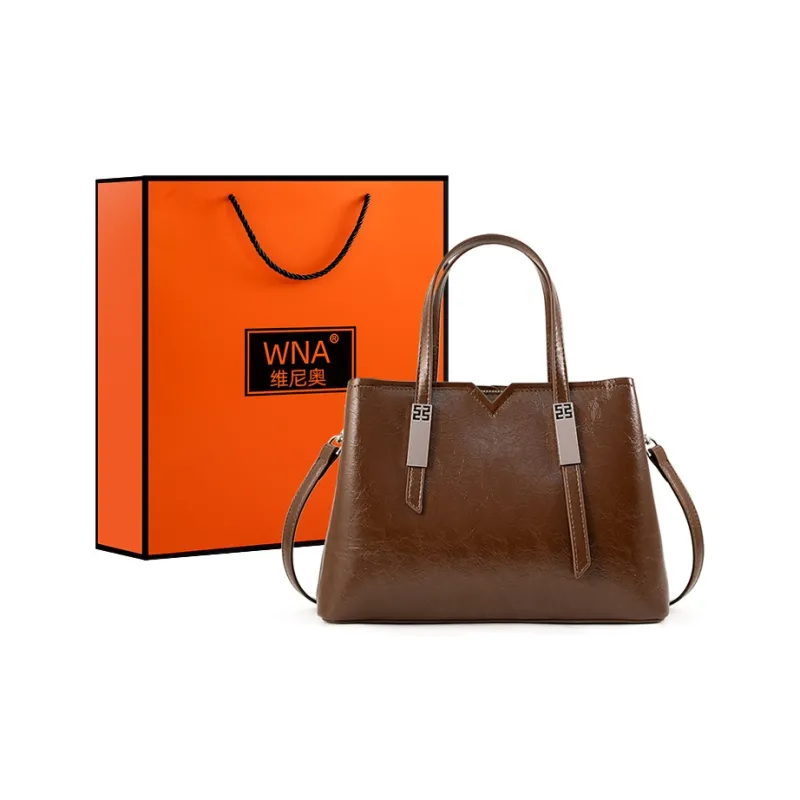 Vigno Synthetic Leather Handbag Women's Red/Khaki/Coffee/Black-5