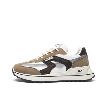 Binary Low Top Running Shoes Men's Khaki
