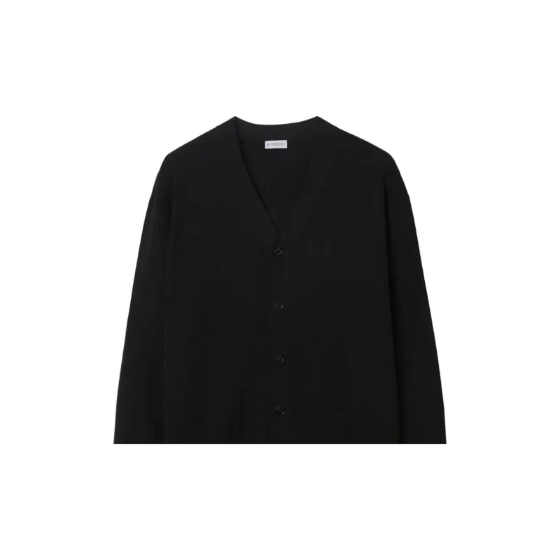 Burberry Seam detail Wool Cardigan-7