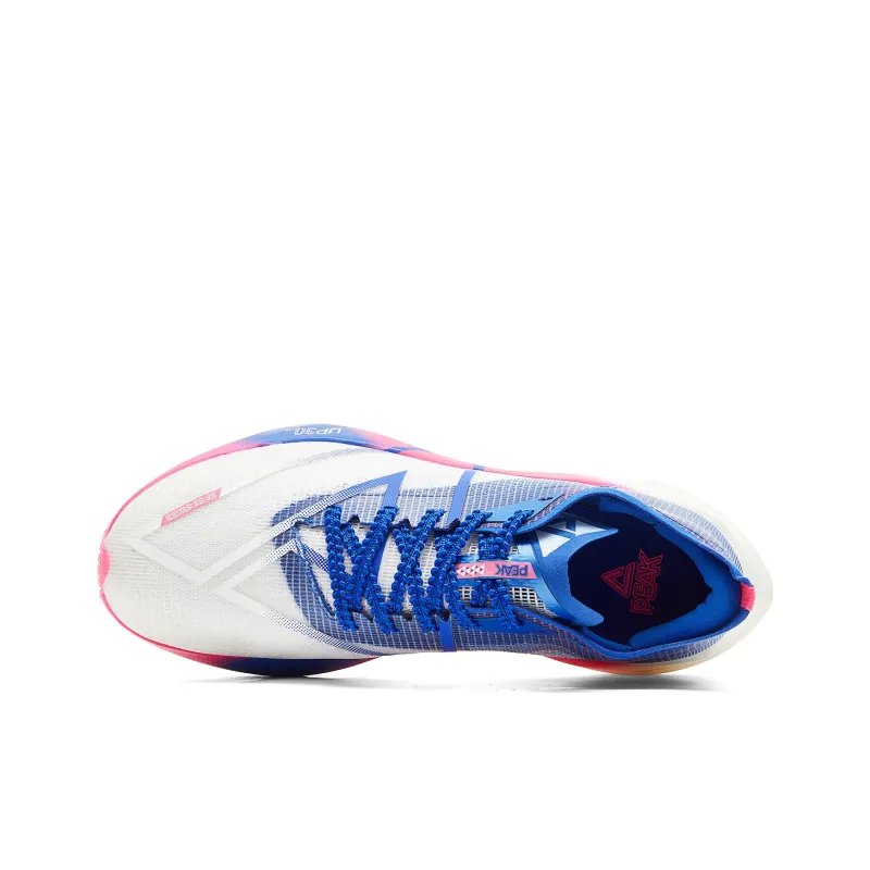 PEAK UP30 3.0 Elite Running Shoes Men Low Top Glossy Finish Blue Rose Red-3