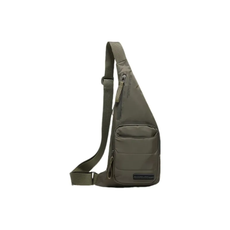 Volunteer Oxford Sling Bag Men's Black/Gray/Green-8