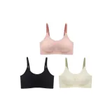 3 Pack (Peach Pink+Classic Black+Green)