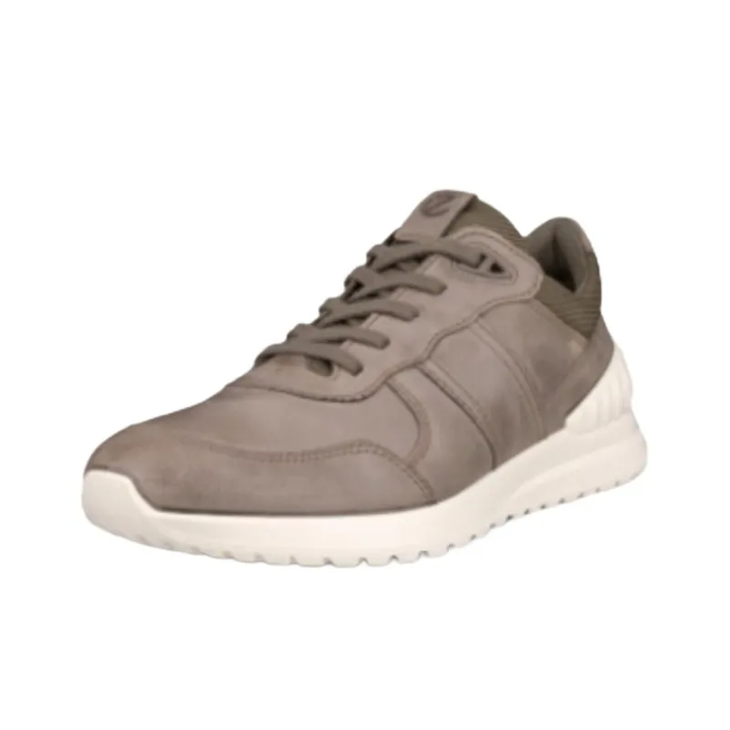 Ecco Astir Lite Abrasion Resistant Low Top Casual Shoes Men's Gray Brown-1