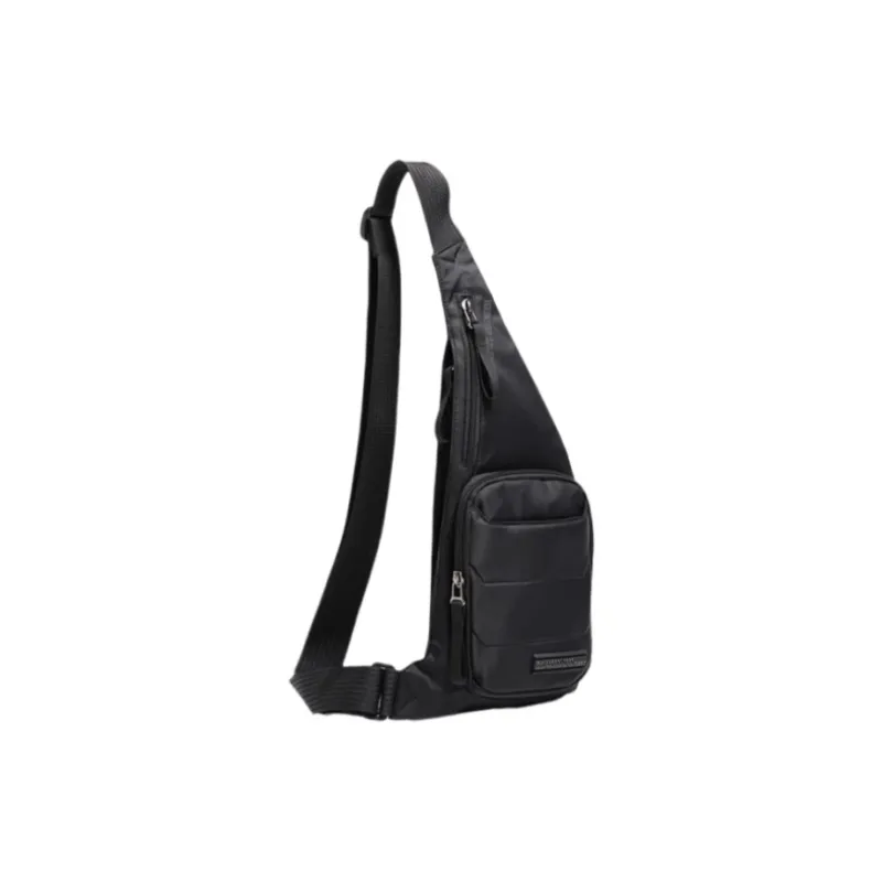 Volunteer Oxford Sling Bag Men's Black/Gray/Green-1