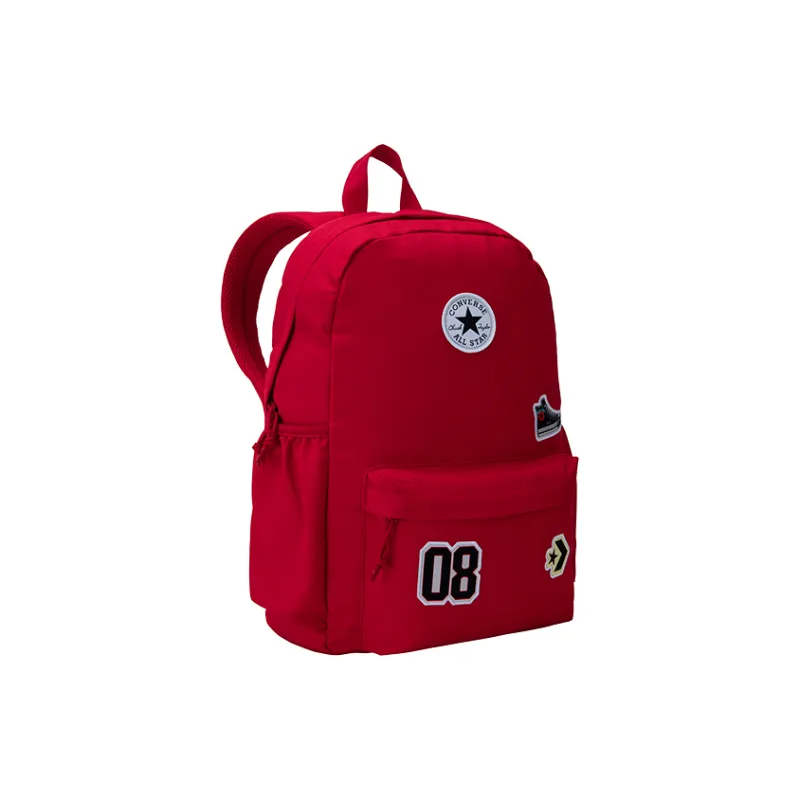 Converse Polyester Backpack Medium Size Preppy Red-1