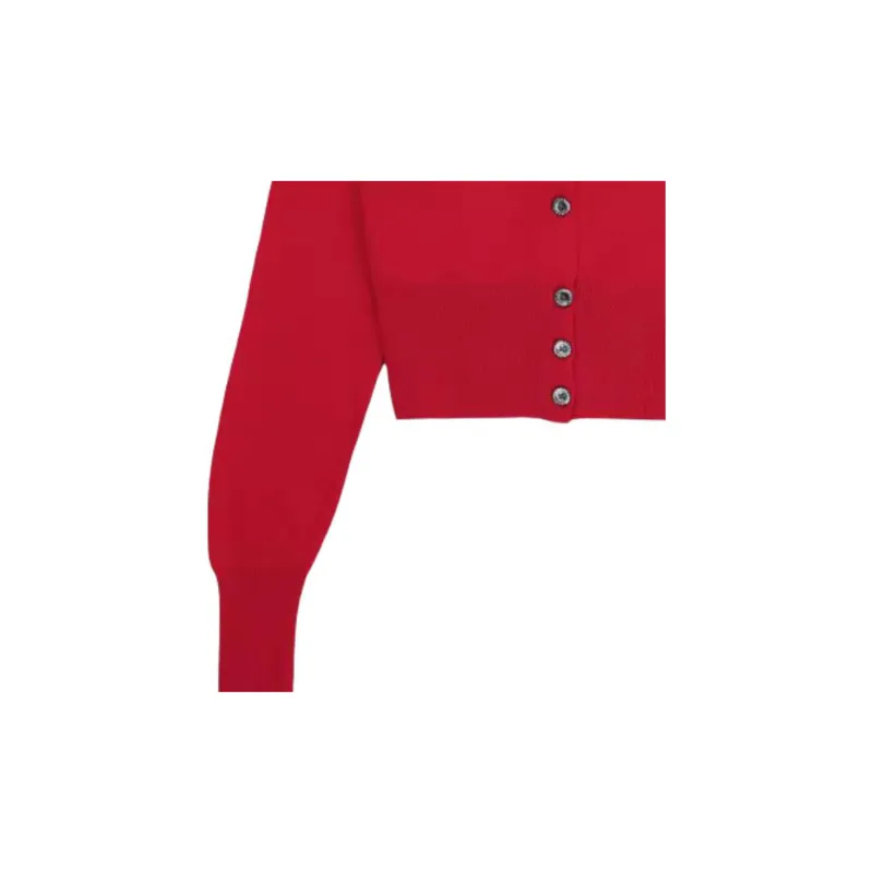 Vivienne Westwood Orb Embroidered Cropped Cardigan-4