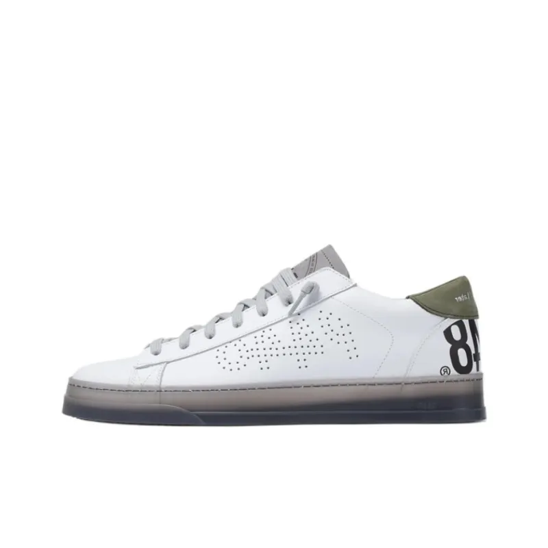 P448 Jack Moss Low-Top Skateboard Shoes Unisex White-0
