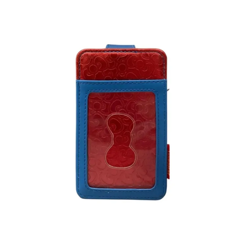 Sanrio Loungefly 50th Anniversary Commemoration, Collaboration Vegan Leather Card Holder Regular Women's Red-3