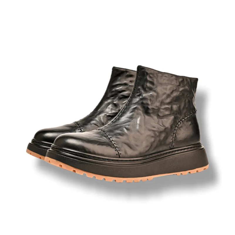 Brounvanm Ankle Boots Men's Black-2