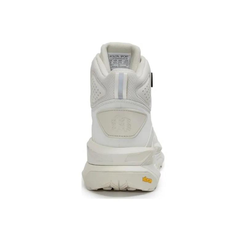 KOLON SPORT MOVE ALPHA Anti Slip Wear Resistant Mid Top Trekking Shoes Unisex Birch White-3
