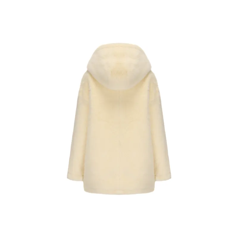 CHIWAWAMEME Coats Women's Neon Yellow-1