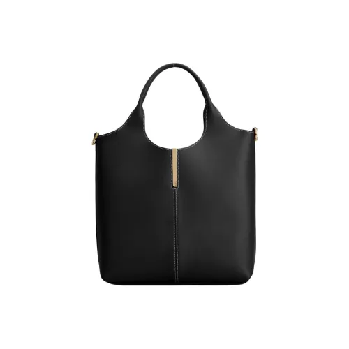 TOD'S Logo Engraved Small Shopper Bag