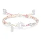 Coiled Snake Peaceful Buckle Bracelet-Pink