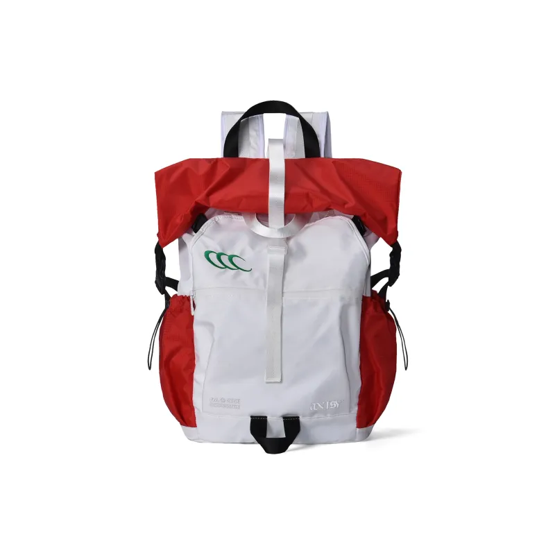 COEXISTENCE Polyester Everyday Commute Travel Backpack Regular Unisex Color Block Patchwork Multicolor-2