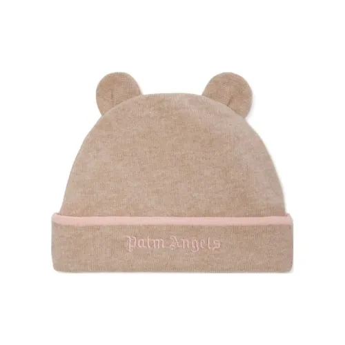 PALM ANGELS Cotton Beanies Kids' Brown