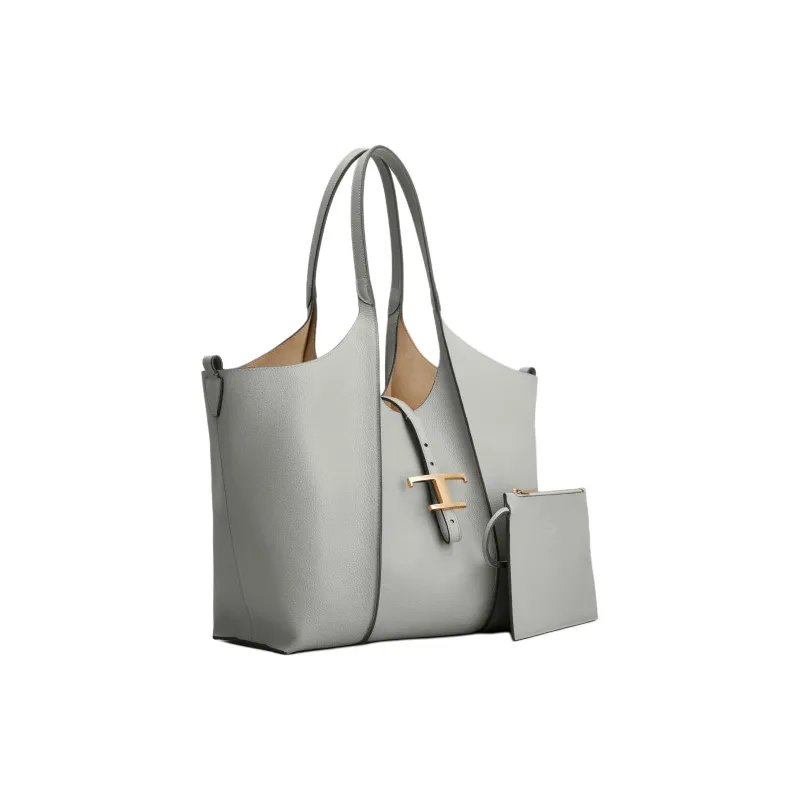 TOD'S Logo Plaque Tote Bag-1