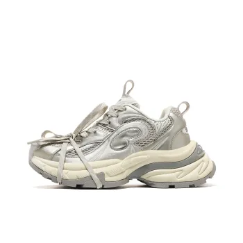 BEILIANYA Chunky Sneakers Unisex Low Top Champagne