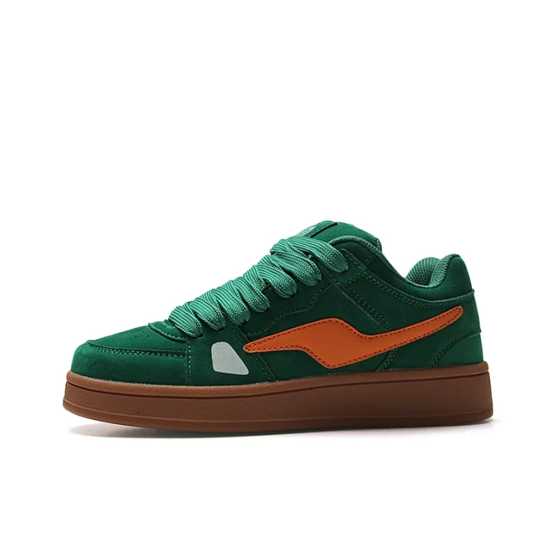 STUR YSN Wear resistant And Lightweight Low Top Skateboard Shoes Women's Green-0