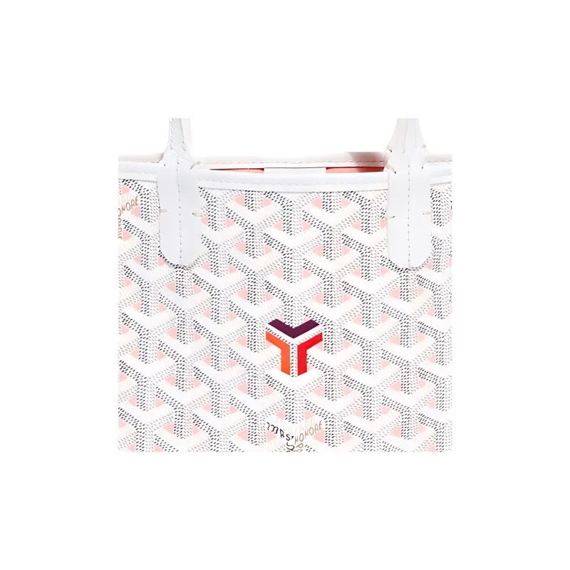 GOYARD Poitiers Canvas With Leather Handbag Mini Women's Pink-3