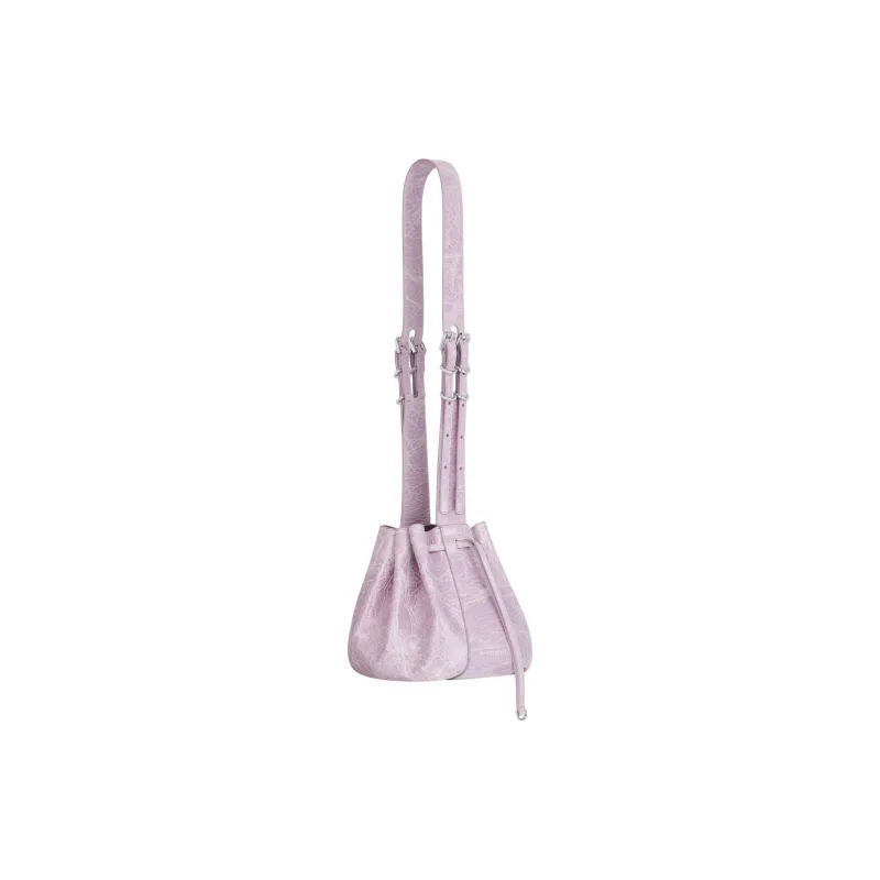 GIVENCHY Calfskin Pumpkin Shoulder Bag Trumpets Women's Orchid Purple-2