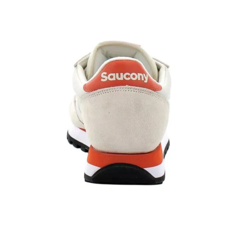 Saucony Jazz Anti Slip Wear Resistant Low Top Running Shoes Women's Beige Orange-4