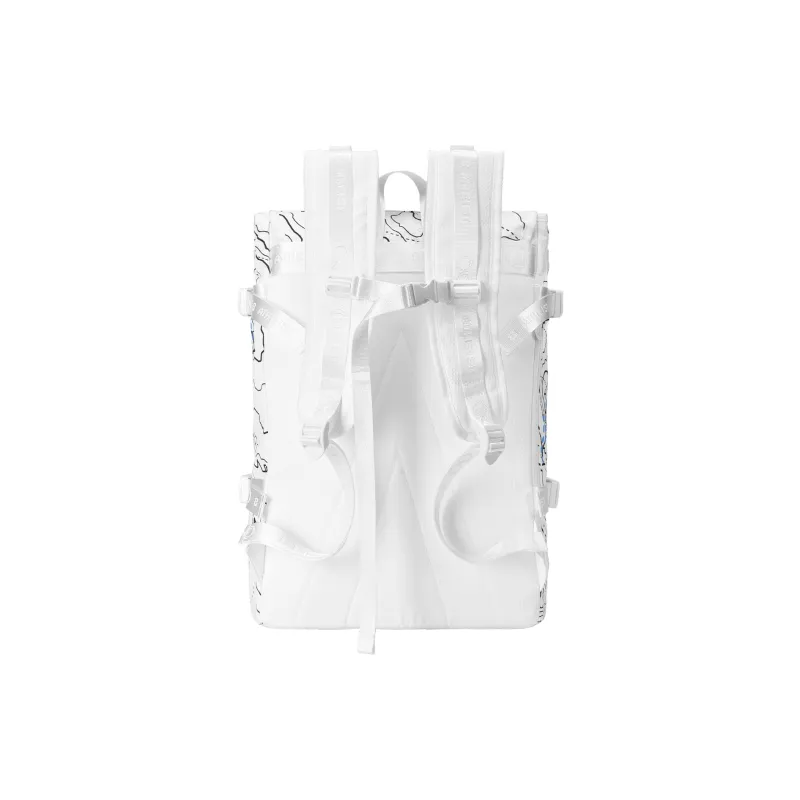 8atheist Polyester Backpack Regular Unisex White-2