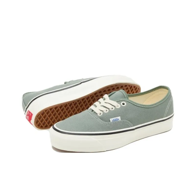 Vans Lx Authentic Reissue 44 Anti Slip Wear Resistant Low Top Skateboard Shoes Women's Green-5