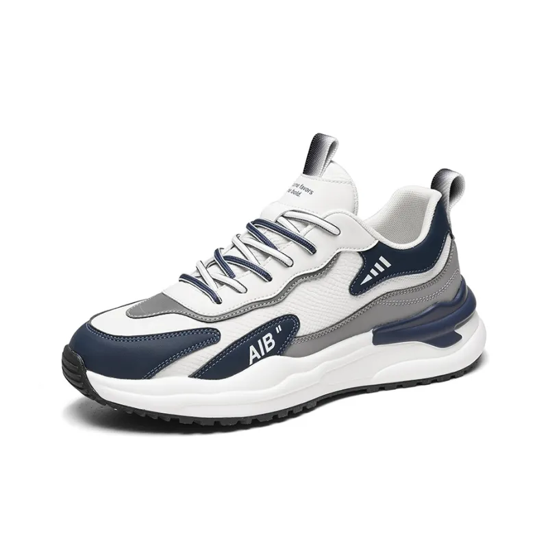 OFFER-AITR Warm Height Increasing Wear-Resistant Slip-Resistant Low-Top Casual Shoes Men's-19