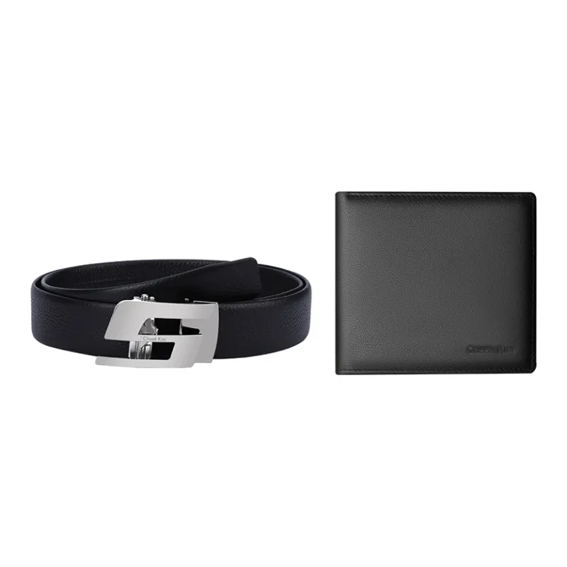 Cheekkiss Cow Leather Belt Men's 3.5cm-9